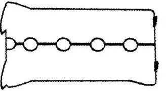 WILMINK GROUP wg1091083 -  Прокладка, крышка головки цилиндра
